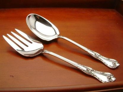 Picture of Salad Set All Silver