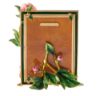 Picture of Jay Strongwater 'Cindy' 5x7" Peony Frame