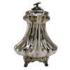 Picture of Antique 1827 English Sterling Silver Coffee Pot with Flower Finial & Shell & Flower Feet by Waterhouse & Son, Birmingham