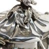 Picture of Antique 1827 English Sterling Silver Coffee Pot with Flower Finial & Shell & Flower Feet by Waterhouse & Son, Birmingham