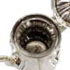 Picture of Antique 1827 English Sterling Silver Coffee Pot with Flower Finial & Shell & Flower Feet by Waterhouse & Son, Birmingham