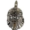 Picture of Antique 1827 English Sterling Silver Coffee Pot with Flower Finial & Shell & Flower Feet by Waterhouse & Son, Birmingham
