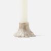 Picture of 'Griffin' Silvered Brass Set of 3 Candlestick Holders