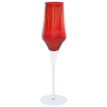 Picture of Red Champagne Glass