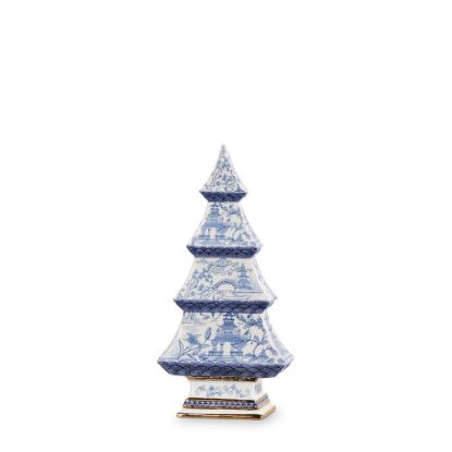 Picture of Small Blue Chinoiserie Christmas Tree