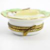 Picture of Limoges Porcelain Slice of Apple Pie on Plate with Spoon Trinket Box