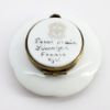 Picture of Limoges Porcelain Slice of Cherry Pie on Plate with Fork Trinket Box   