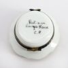 Picture of Limoges Porcelain Tiramisu/Mille-Feuille Napoleon Pastry on Plate Trinket Box