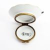 Picture of Limoges Porcelain Chocolate Eclair on Plate with Spoon Trinket Box