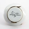 Picture of Limoges Porcelain Strawberry Charlotte, Ladyfinger Cake on Plate Trinket Box  