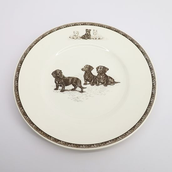 Picture of Wedgwood Two's Company Dashshunds Plate
