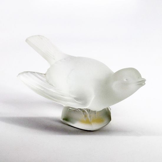 Picture of Lalique Signed Sparrow Bird "Colereux"