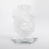 Picture of Lalique Mesanges Candlestick Holder with Birds in Floral Wreath