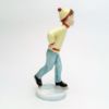 Picture of Royal Worcester "Tuesday's Child is Full of Grace" Ice Skating Boy Figurine