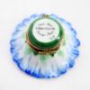 Picture of Limoges Porcelain Single Blue Daisy/Cosmo Flower Blossom Trinket Box 