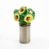 Picture of Limoges Porcelain Sunflowers in Vendor's Metal Pot Trinket Box