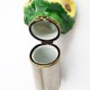 Picture of Limoges Porcelain Sunflowers in Vendor's Metal Pot Trinket Box