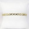 Picture of 14k Yellow Gold Diamond Tennis Bracelet