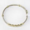 Picture of 14k Two Tone Gold Diamond Bangle Bracelet