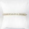 Picture of 14k Yellow Gold & Diamond Line Tennis Bracelet