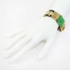 Picture of Vintage 18k Yellow Gold & Nephrite Jade Bracelet 