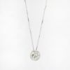 Picture of 14k White Gold Solitaire Diamond Necklace 