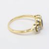 Picture of Antique 18k Yellow Gold Sapphire & Diamond Ring 