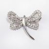 Picture of 14k White Gold & Diamond Dragonfly Brooch 
