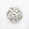 Picture of 18k White Gold & 1.45ct Old European Cut Diamond Statement Ring 