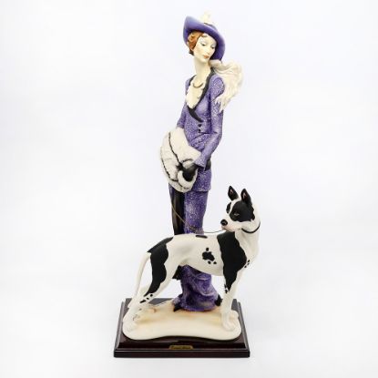 Picture of Limited Edition Giuseppe Armani 'Lady with Great Dane' Figurine 429 C with Box & COA