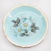 Picture of Vintage Paragon Bone China Robin's Egg Blue Tea Cup & Saucer with Wild Rose Decorations