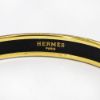 Picture of Vintage Hermès Orange Enameled Bangle Bracelet with Perfume Bottle Motif
