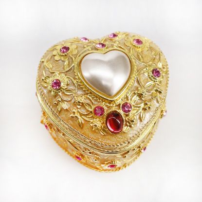 Picture of Edgar Berebi 'Pretty In Pink' Heart Trinket Box #1136/8