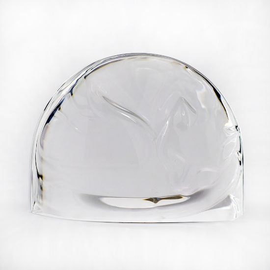 Picture of Vintage Steuben 'Cat Nap' Paperweight Figurine