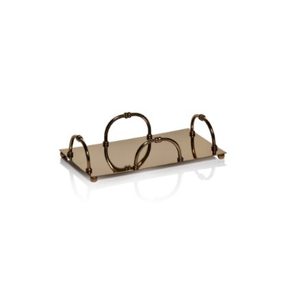 Picture of Alessia Dinner Napkin Holder in Gold