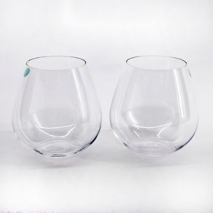 Picture of Pair of Riedel for Tiffany & Co. 'Classic' Stemless Red Wine Glasses 