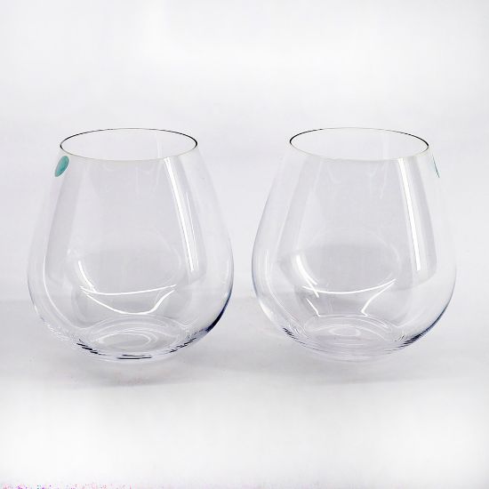 Picture of Pair of Riedel for Tiffany & Co. 'Classic' Stemless Red Wine Glasses 