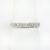 Picture of Antique Art Deco Platinum & Diamond Wedding Band with Etched Edges