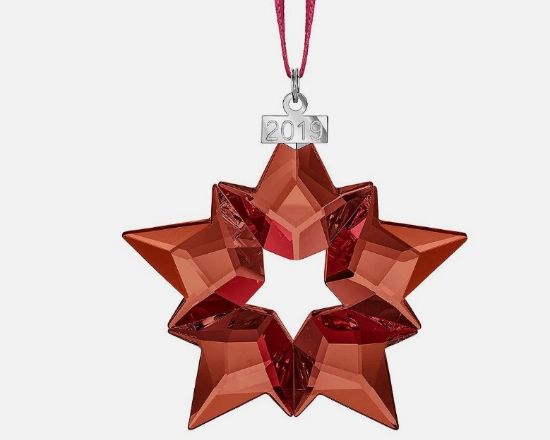 Picture of 2019 Red Snowflake Ornament with Original Box & COA