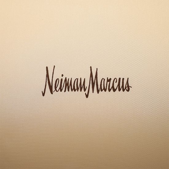 Picture of Neiman Marcus Pair of Crystal Candlestick Holders 10" Tall with Saddle Brown Crocodile Faux Leather Gift Box