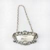 Picture of Vintage C J Vander English Sterling Silver 'Sherry' Decanter Label