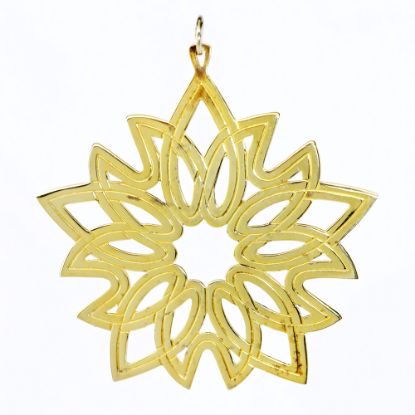 Picture of 1977 MMA (Metropolitan Museum of Art) Gilt Sterling Star Ornament 