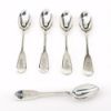 Picture of Set of 5 Russian Silver Demitasse Spoons by Pavel Ovchinnikov