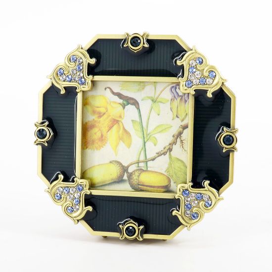 Picture of 'Eva' 2" Frame in Teal & Blue by Jay Strongwater