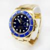 Picture of Rolex Submariner 18k Yellow Gold & Blue Dial Watch