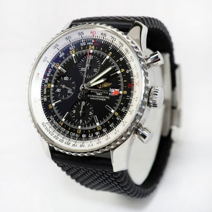 Picture of Breitling Navitimer Black with Steel Bracelet Watch 