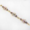 Picture of Vintage 14k Gold, Moonstone, Sapphire & Ruby Bracelet by Raymond C. Yard