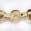 Picture of Vintage 14k Gold, Moonstone, Sapphire & Ruby Bracelet by Raymond C. Yard