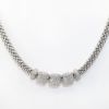 Picture of FOPE 18k White Gold Pavé Set Diamond Necklace