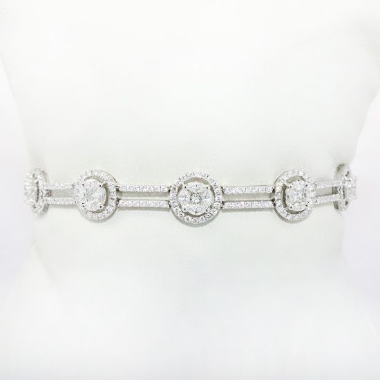 Picture of 18k White Gold Diamond Bracelet 